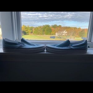 Vans Slip-On Check Foxing Blue & White Shoes